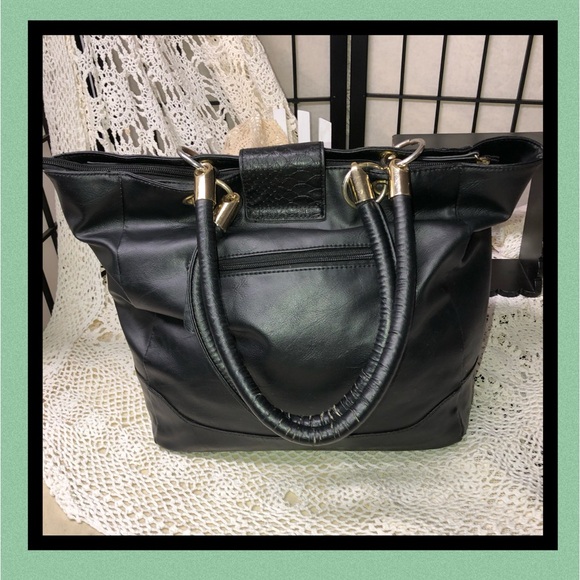 Apt 9 Kohls Manmade Materials Shoulder Tote  Bag - Picture 2 of 8